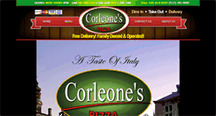 Desktop Screenshot of corleonespizza.com